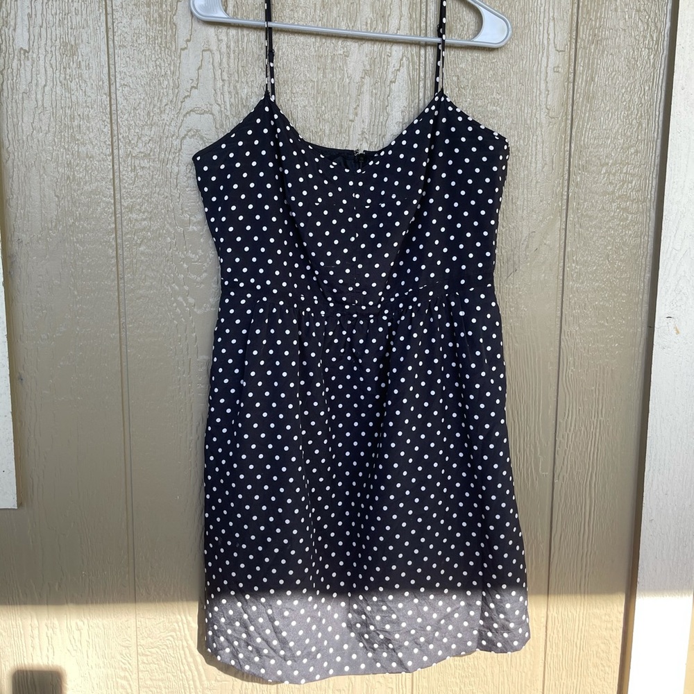 Jcrew polka dot dress